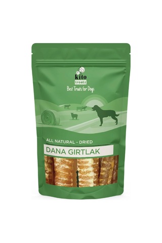 Dana Gırtlak Çiğnemelik Köpek Ödül Maması%100 Doğal, Glutensiz, Organik 100 Gr Dog Treat