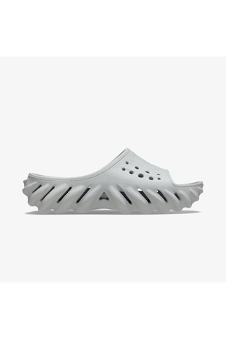 Crocs Echo Slide Unisex Gri Terlik Düz 208170 Gri