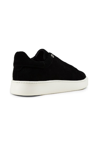 Deery Erkek Hakiki Süet Siyah Gizli Bağcıklı Sneaker Ayakkabı - 04444msyhe01