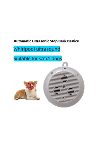 Willowhaven Açık Gri, Tek Boy Usb Şarjlı Havlama Önleyici Köpek Eğitim Tasması, 32ft