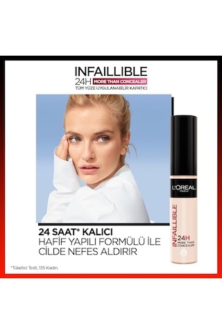 Infaillible Tüm Yüze Uygulanabilir Kapatıcı 322 Ivory