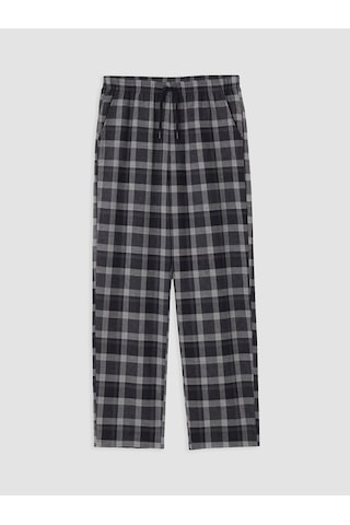 LC Waikiki Lc Waıkıkı Antrasit Regular Fit Ekose Erkek Pijama Altı