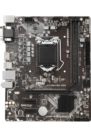 MSI H310M PRO-VDH Intel H310 2666 MHz DDR4 Soket 1151 mATX Anakart