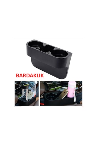 Araç Için Koltuk Yanı Arası Bardak Bardaklık Tutucu Plastik