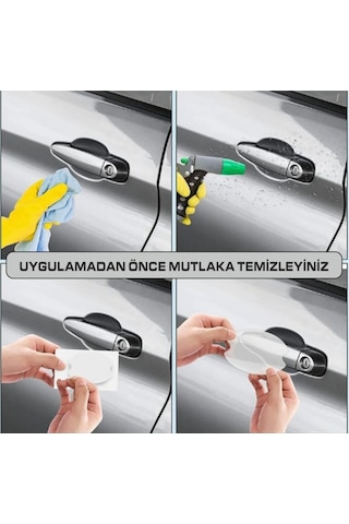 Tüm Araçlara Uyumlu Kapı Kolu Çizik Önleyici