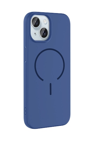 Apple Uyumlu iPhone 15 Kılıf M-safe Şarj Özellikli Zore Meta Kapak