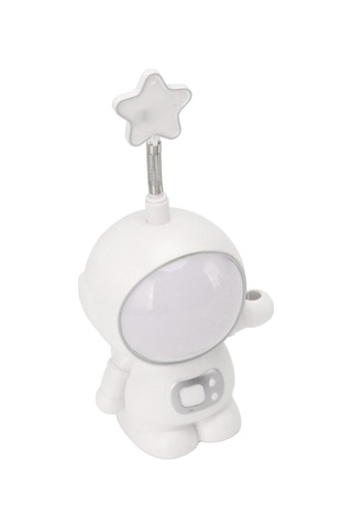 Astronot Gece Lambası 3w 5v Led Lamba Usb Şarjlı Kalemtıraş Ev Dekorasyonu Beyaz Beyaz