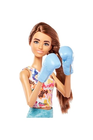 Bebek Ve Aksesuarlar Yavru Köpeği, Spor Kıyafetleri, Patenleri Ve Tenis Raketiyle Barbie Bebek Hkt91 Genel