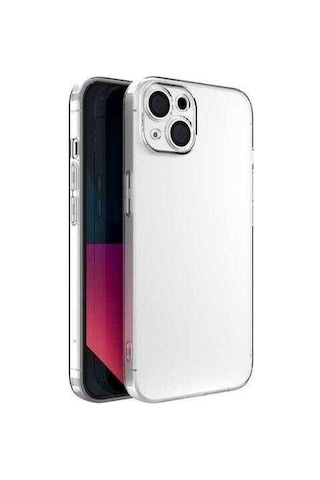 Apple Uyumlu iPhone 14 Plus Uyumlu Şeffaf Sert Pc Zore Vayt Kılıf-renksiz Renksiz -