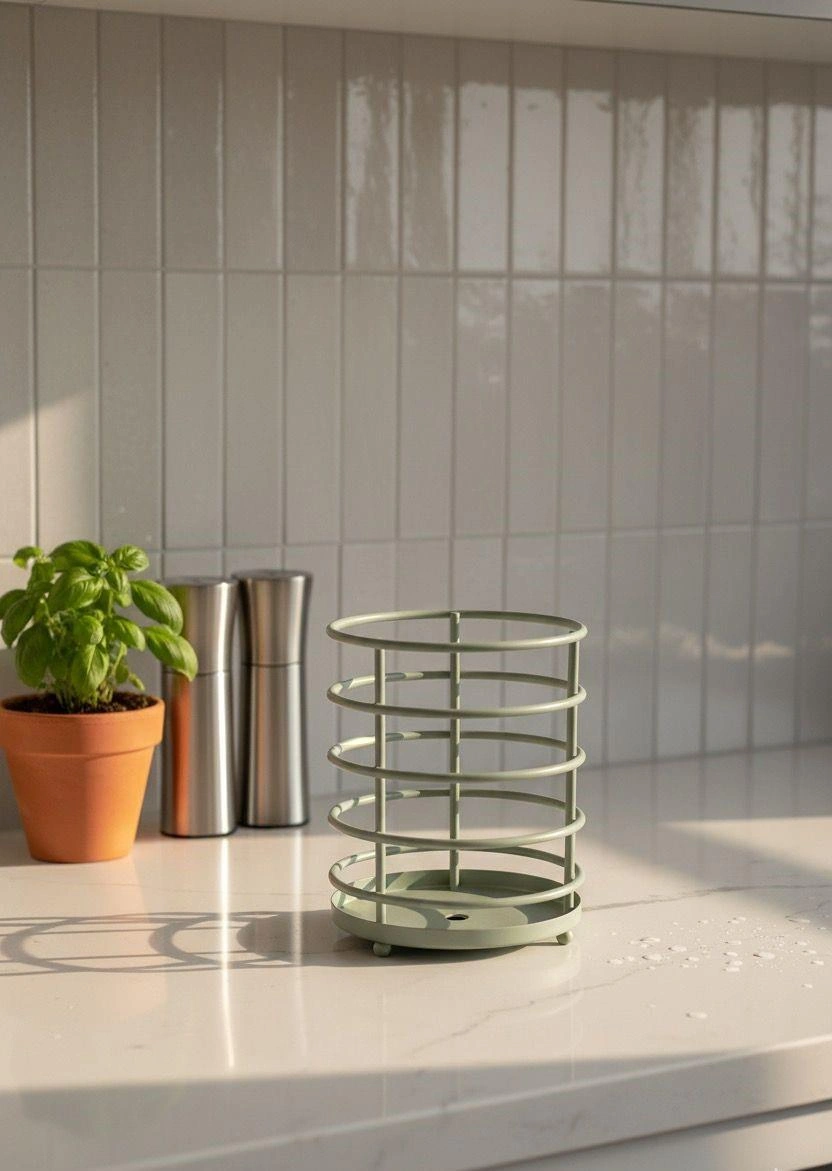 Okyanus Home Yeşil Lux Helezon Kaşıklık Yeşil