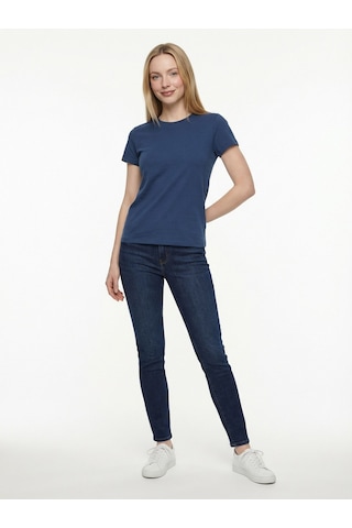 Kadın T-shirt Lf2042935 Navy Lacivert