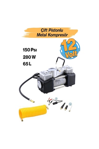 Proter Pr 265 Çift Pistonlu Mini Araç Kopmresörü