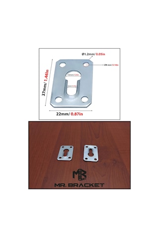 10 Ad. Gizli Çerçeve Askısı Büyük - Metal Tablo Askı Aparatı - Vidalı Fotoğraf Resim Asma Kancası Galveniz