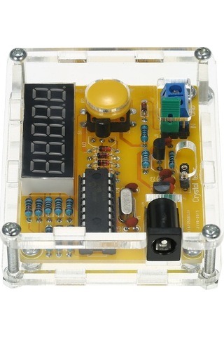 Moly 1hz-50mhz Frekans Ölçer Seti - Usb/9v Batarya Beslemeli - Transparan Kasa Siyah Siyah