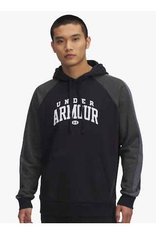 Under Armour 6003958-001 Rival Flc Cb Hood Erkek Sweatshirt Siyah