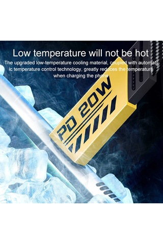 Wk Wdc-190a Mech Serisi 6a Usb Usb-c / Tip-c Hızlı Şarj Veri Kablosu, Uzunluk: 1m Sarı