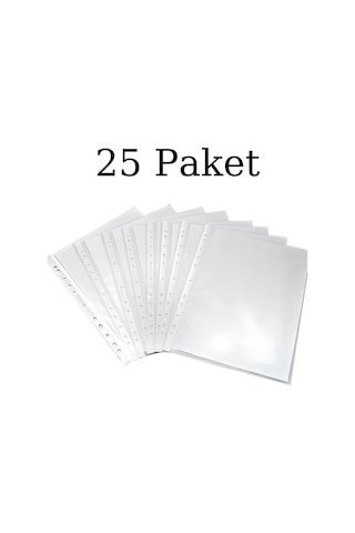 N'pratik Eco Şeffaf Poşet Dosya - 25 Paket 2500 Adet Dayanıklı Ve Kullanışlı