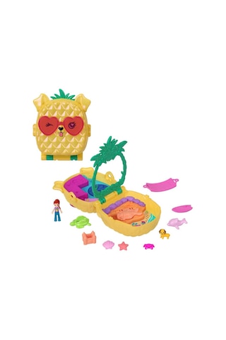 Polly Pocket - Ananas Köpekçik Plajı Mini Oyun Seti