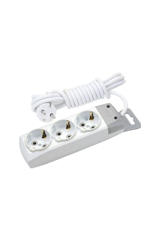 Depa Topraklı Grup Priz 3'lü 2 Metre Kablolu 0