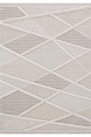 Vivaldi Soho 1087 Krem İskandinav Serisi Salon Oturma Yatak Odası Halısı Krem