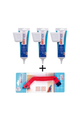 Gaga Uçlu Beyaz 380 G 3'Lü + Derz Kazıyıcı