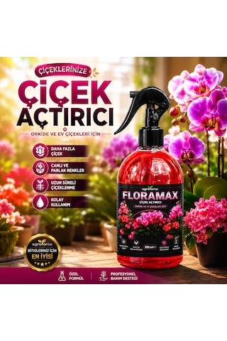 Agroforce Floramax Ev Çiçekleri İçin Çiçek Açtırıcı Orkide Çiçek Açan Bitkiler 500 ML