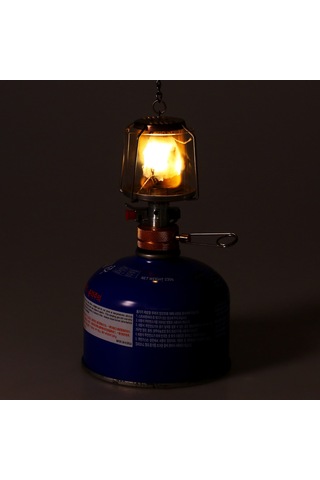 Aubyhe Kamp Ve Outdoor İçin Kompakt Isı Ve Işık Sağlayan Paslanmaz Çelik Gaz Feneri Çok Renkli