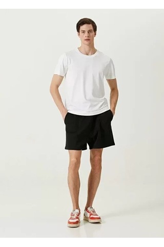 Veraura Lifestyle Unisex Basic Bisiklet Yaka Regular T-shirt - Beyaz