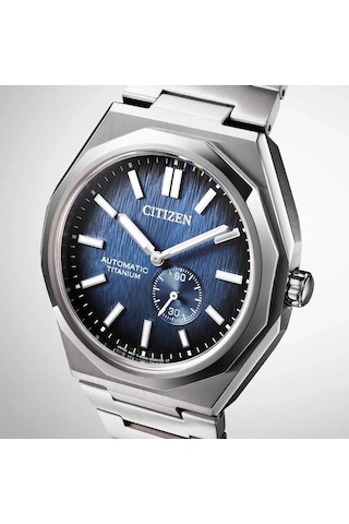 Citizen Zenshin 60 Super Titanium Small Seconds - Navy Blue Nk5020-58m Otomatik Erkek Kol Saati Çok Renkli