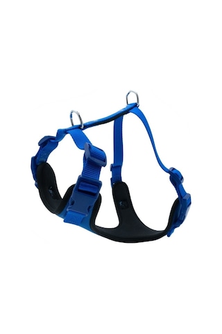 Doggie Havalı Ped Dokuma Göğüs Tasması Royal Blue 2 x 45-55 CM Mavi