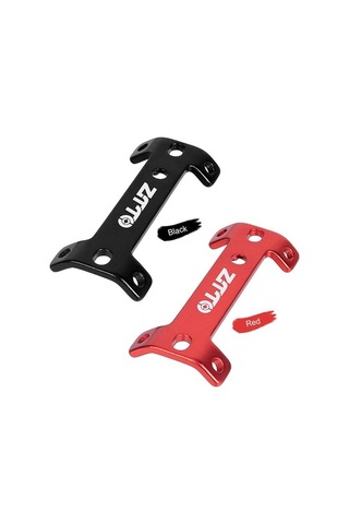 Pazly Siyah Alüminyum Çift Başlı Dağ Bisikleti Su Şişesi Kafesi Montajı Genişletici, Hafif Ve Dayanıklı Siyah