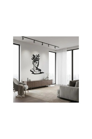 Filizlenen Zihin Metal Duvar Tablosu - Metal Duvar Sanatı - Altın - 60 X 75 Cm