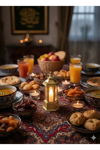 Ramazan Ledli Dekoratif Fener Altın Renk 10 Cm Masa Ve Raf Süsü Diğer