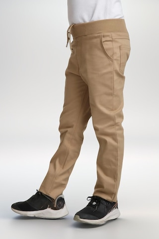 Luminur Ribana Bel Canvas Okul Pantolonu Bej Krem Kız Erkek Camel -bej