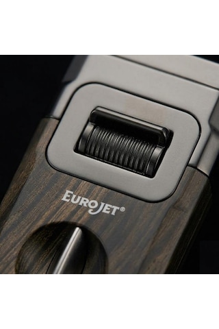 Euro Jet Çift Torch Siyah Pürmüz Puro Çakmağı