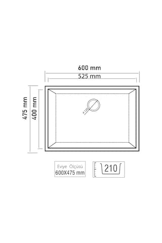 Thorax Granit Eviye Vero C3 Gri