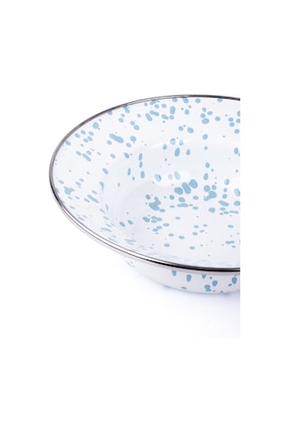 Emaylab Speckles Çukur Makarna Ve Salata Tabağı 24cm Cobalt