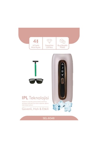 Sinbo Sel-6048 Ipl Lazer Epilasyon Cihazı Acısız Kalıcı Epilasyon - Purple