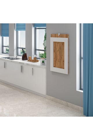 60x90 Cm Duvara Monte Çerçeveli Tablo Masa 1. Sınıf Çam MDF