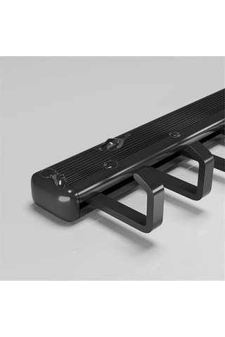 8 Kancalı Mutfak Kancası Duvar Askısı Askısı Kaşık Kürek Kesme Tahtası Düzenleyici Mutfak Aksesuarları, Gri Diğer