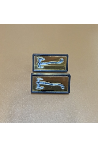 Motosiklet Balta Resimli Amblem Dikdörtgen 3d