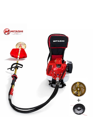 Mitashi Pro ST11 52CC Benzinli Sırt Tırpan Profesyonel Ağır Hizmet Ot Çim Biçme Makinesi