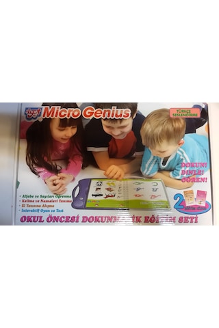 Mıcro Genıus Dokunmatik Oyun Kitabı Okul Öncesi Eğitim Seti Dokum
