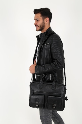 DERİNSS DUB3011 Siyah Unisex Laptop ve Evrak Çantası Siyah