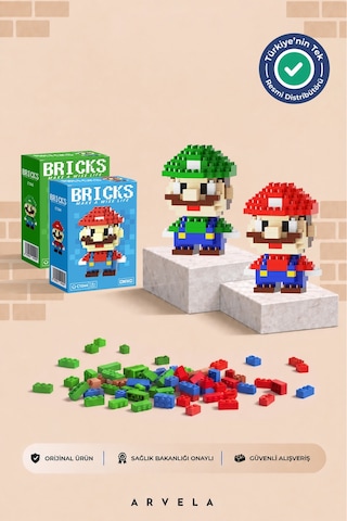 Mario & Luigi Karakteri - Eğitici Oyuncak - Koleksiyon