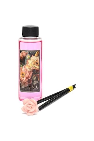 Ml Rose-pudra Yedek Esans Ve Bambu Çubuk Seti