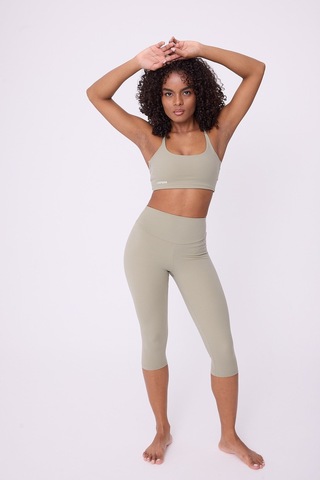 Hıghrıse Comfortflex Yüksek Bel Kapri Spor & Aktif Yaşam Taytı-2697 Gri