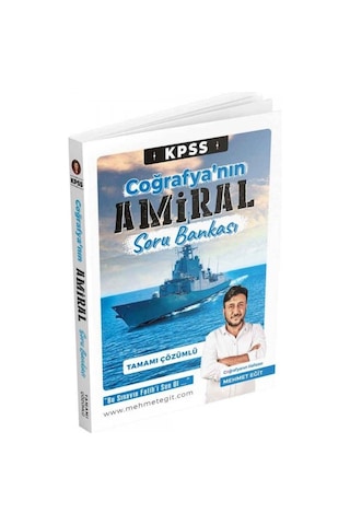 Kr Akademi Yayınları 2022 Kpss Coğrafyanın Amiral Soru Bankası Me