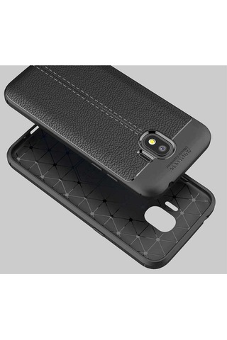 Samsung Uyumlu Galaxy J2 Pro 2018 Kılıf Zore Niss Silikon Kapak Siyah