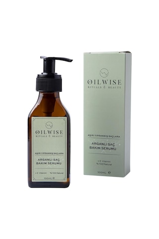 Oilwise Yıpranmış Saçlara Özel Nemlendirici Ve Besleyici Arganlı Saç Serumu 100 ML